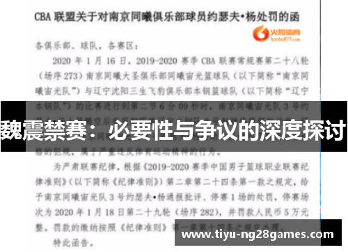 魏震禁赛：必要性与争议的深度探讨